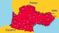 Geografia dell'Occitania grande.