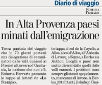 La Stampa - Venerdì 12 Settembre 2008