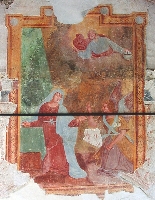 Annunciazione - facciata della Cappella di S. Pietro di Macra