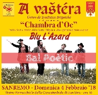 Blu l’Azard con il Bal Poètic e Bogre-Lo film, a San Remo il 4 febbraio 2018