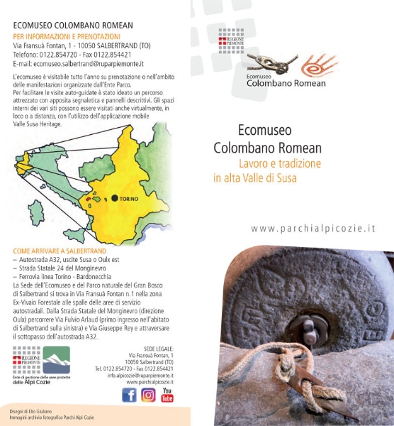 Ecomusée COLOMBANO ROMEAN. Travail et tradition en Haute Vallée de Suse.