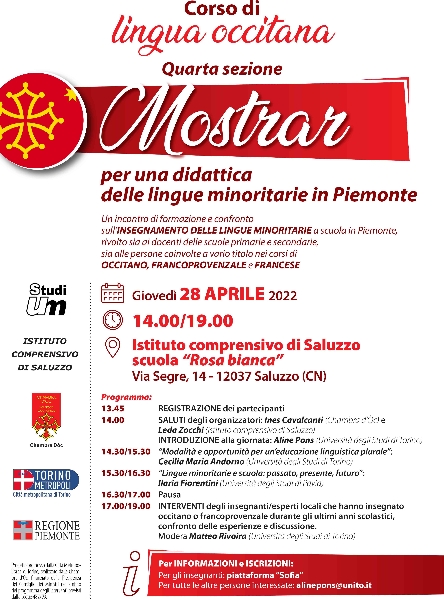Mostrar – Per una didattica delle lingue minoritarie in Piemonte
