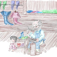 II calzolaio e il bambino scalzo